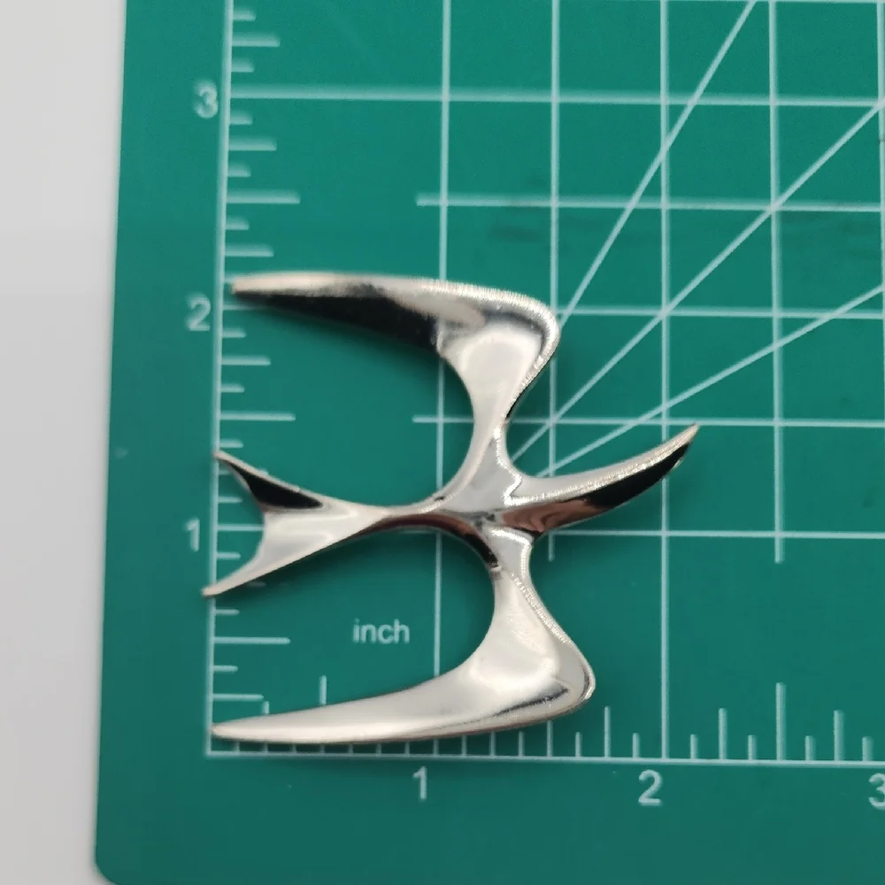 Vintage 70s Sarah Coventry Signed Mr. SeaGull Silver Brooch